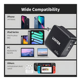 Unitek P1117B 65W 4-in-1 GaN Travel Wall Charger