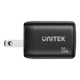 Unitek Zeno 20W 2-Port GaN Wall Charger USB-C/USB-A Black P1128ABK01-UK