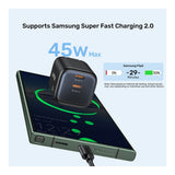 Unitek Zeno 45W 2-port GaN Wall Charger P1129ABK