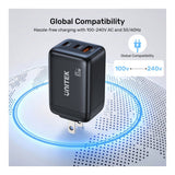 Unitek Zeno 65W 3-port GaN Wall Charger P1130ABK