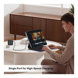 Unitek Rexo 100W 4-port GaN Charger with Smart Display P1131ABK-EU