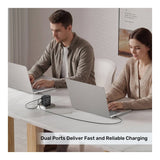 Unitek Rexo 140W 4-port GaN Charger with Smart Display P1132ABK-EU