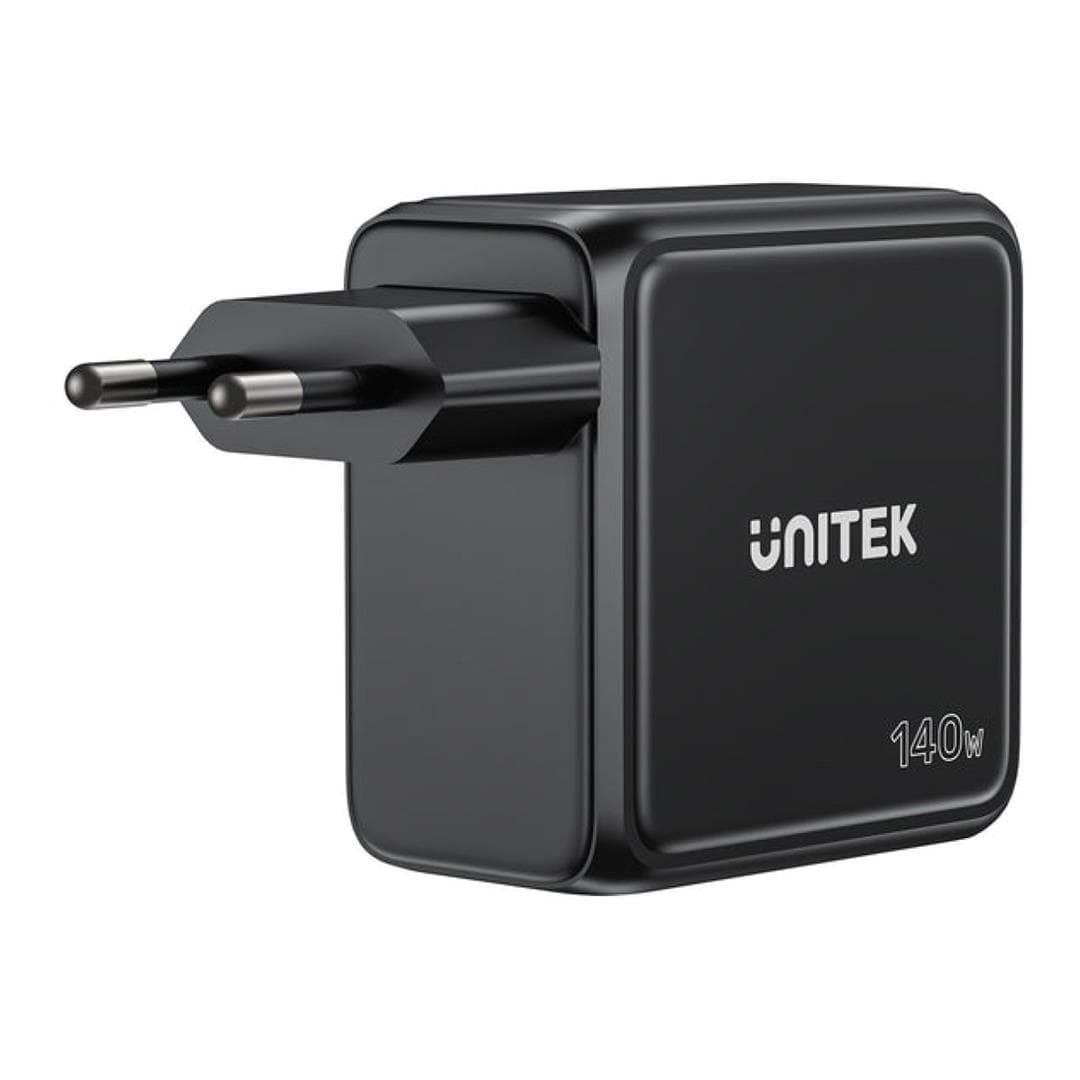Unitek Rexo 140W 4-port GaN Charger with Smart Display P1132ABK-EU