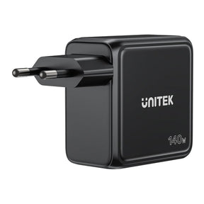 Unitek Rexo 140W 4-port GaN Charger with Smart Display P1132ABK-EU