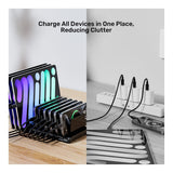 Unitek uCharge 10-port 240W USB Smart Charging Station P1230CBK01-UK