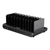 Unitek uCharge 120W 10-Port USB Smart Charging Station 8x USB-C 2x USB-A Black P1230E