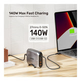 Unitek 188W 5-port PD3.1 Desktop GaN Charging Station P1234AGY01-UK
