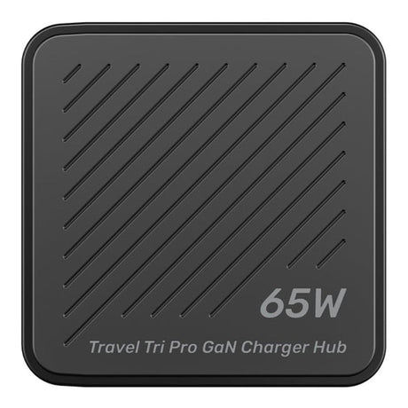 Unitek Travel Tri Pro 65W Dual-Port GaN Wall Charger with 4K HDMI Black P1242ABK-EU