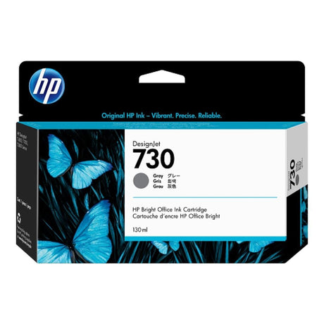 HP 730 DesignJet Grey Standard Yield Ink Cartridge Original P2V66A Single-pack