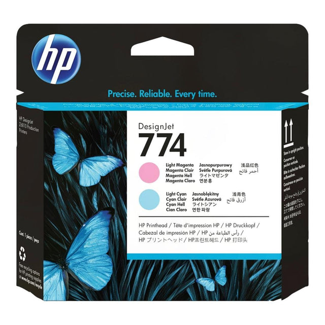 HP 774 DesignJet Light Magenta and Cyan Printhead P2V98A