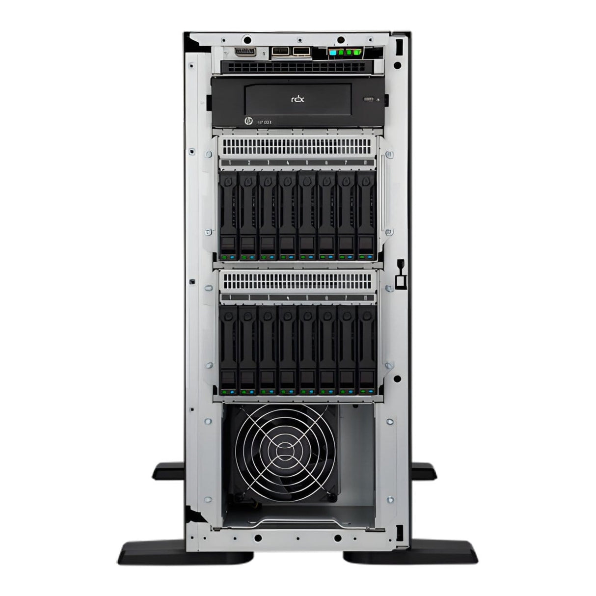 HPE ProLiant ML110 Gen11 Tower Server - Intel Xeon 3508U 32GB RAM 2x2TB HDD 2x1000W P71647-425