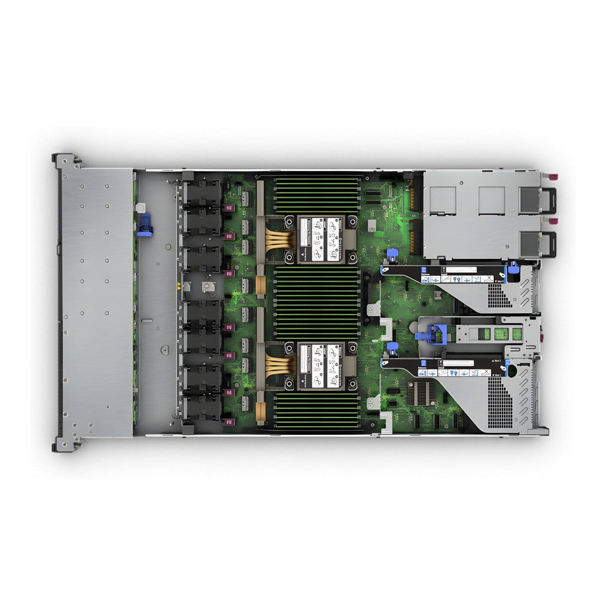 HPE ProLiant DL360 Gen11 Rack Server - Intel Xeon 6530 8x16GB RAM 5x1.92TB SSD 2x1000W P82659-425