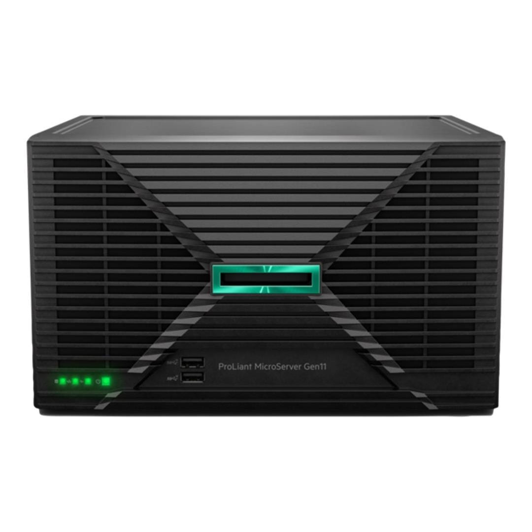 HPE ProLiant MicroServer Gen11 Micro Server - Intel Xeon 6325P 32GB RAM 2x4TB HDD 180W P87455-425
