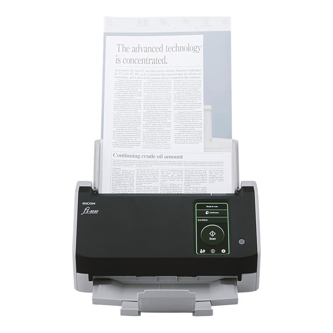 Ricoh fi-8040 ADF + Manual feed scanner 600 x 600 DPI A4 Black, Grey PA03836-B001