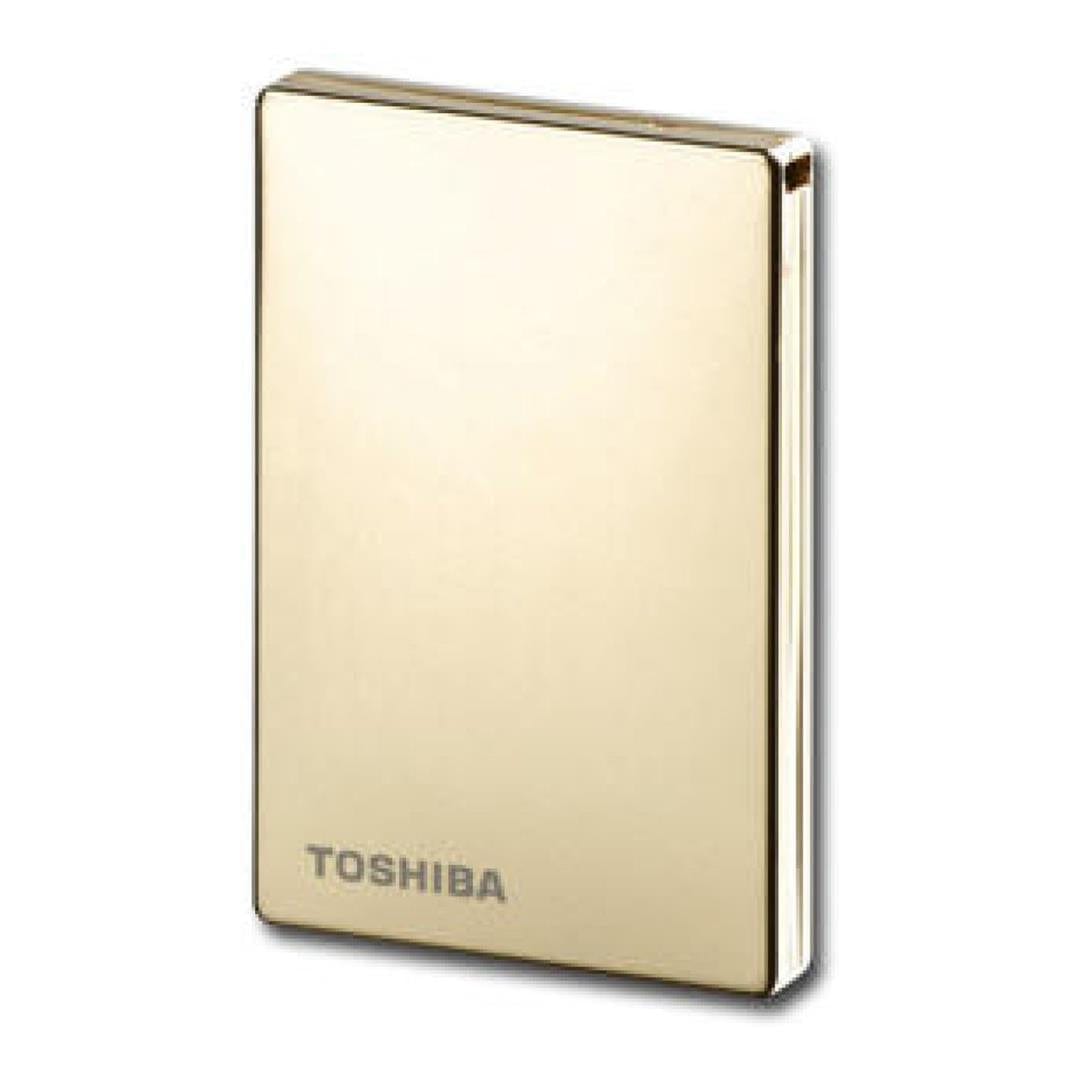 Toshiba Stor.E Steel 1.8-inch 160GB Gold External Hard Drive