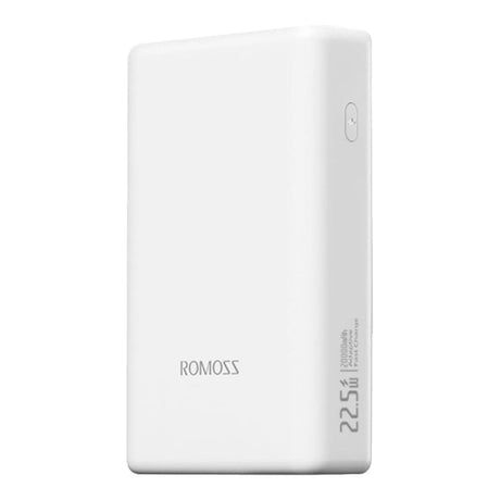 Romoss PAC20 20000mAh 22.5W Fast Charge Powerbank White PAC20-272-1133H