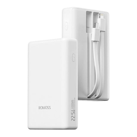 Romoss PAC20 20000mAh 22.5W Fast Charge Powerbank White PAC20-272-1133H