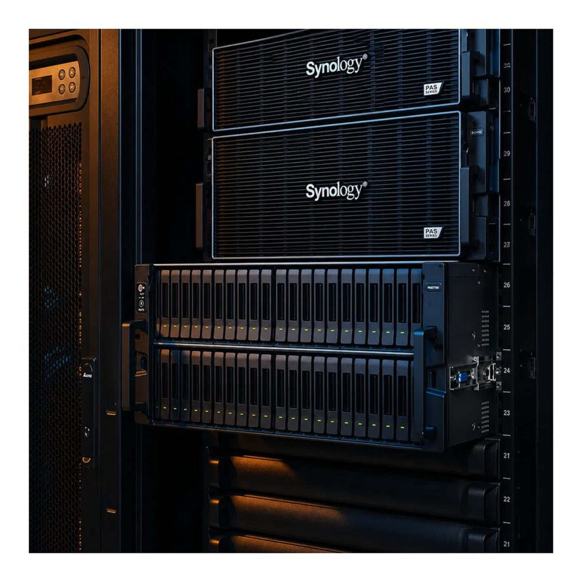 Synology PAS7700 48-Bay U.3 NVMe All-Flash Storage Array Dual Controller 2x AMD EPYC 7443P