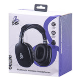 Pro Bass Retro Wireless Headphone Black PB-2014-BK