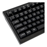 Keychron Double Shot KSA PBT Full Keycap Set - White On Black PBT-03