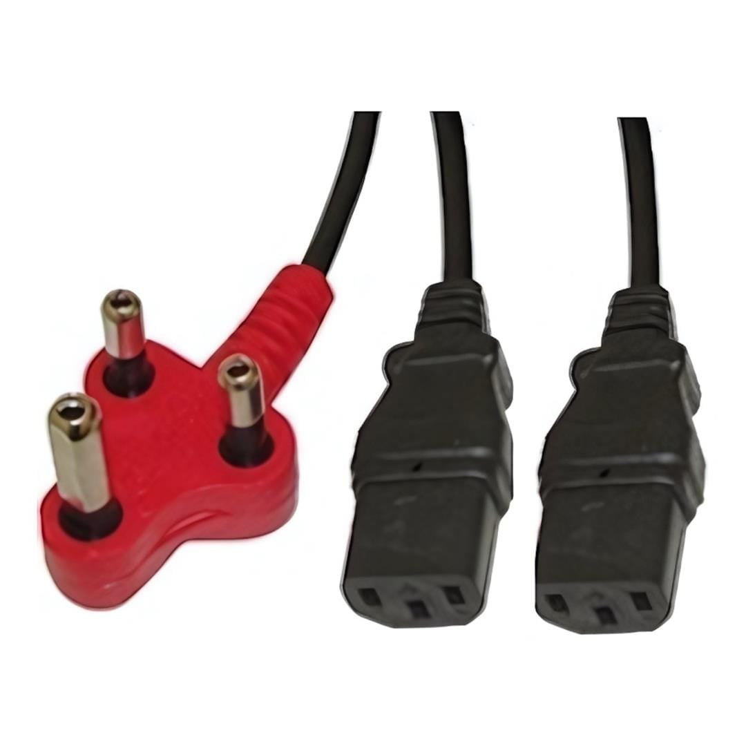 UniQue 2.8m Dedicated Dual Head Power Cable PC-6D2HBK2.8