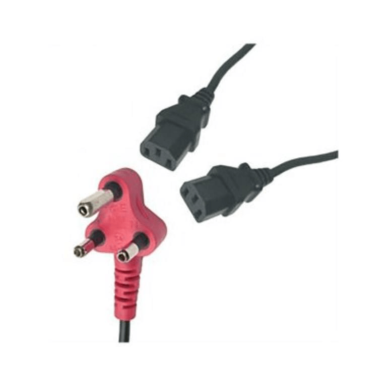 AVG Twin Head Power Cable 2.8m PC-6D2HBK28 – FirstShop