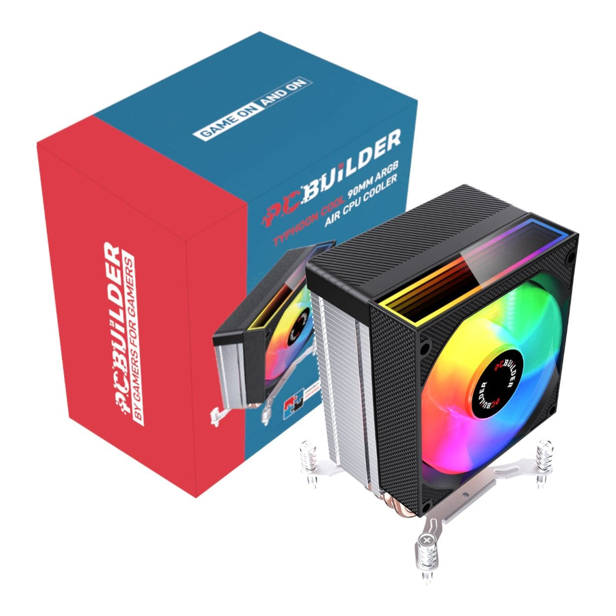 PCBuilder Typhoon Cool 90mm CPU Cooler Black PCB-CA-TYPHOON-90