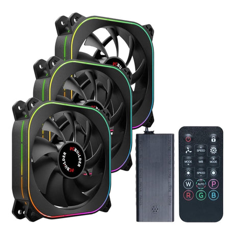 PCBuilder Tornado Chill ARGB 120mm Tri-Fan Kit PCB-CF-TORNADO-KIT
