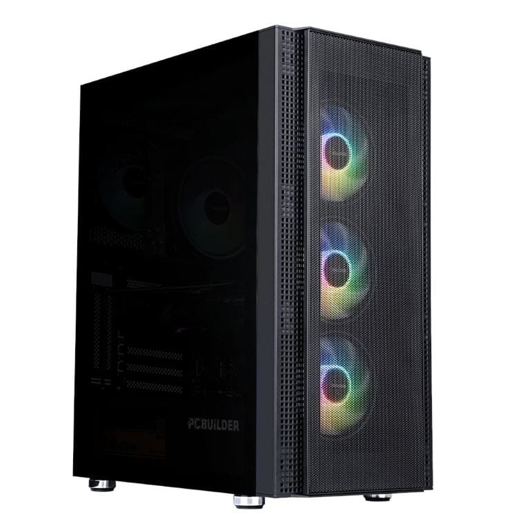 PCBuilder COMMANDER Gaming Desktop PC - AMD Ryzen 7 5700X3D 2TB