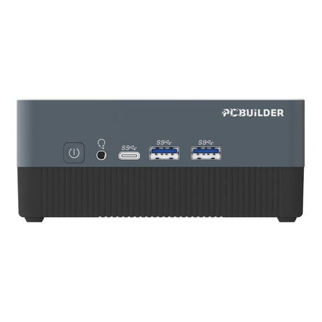 PCBuilder CUBE Mini Desktop PC - Intel Core i3-1315U 512GB SSD 16GB RAM Win 11 Home