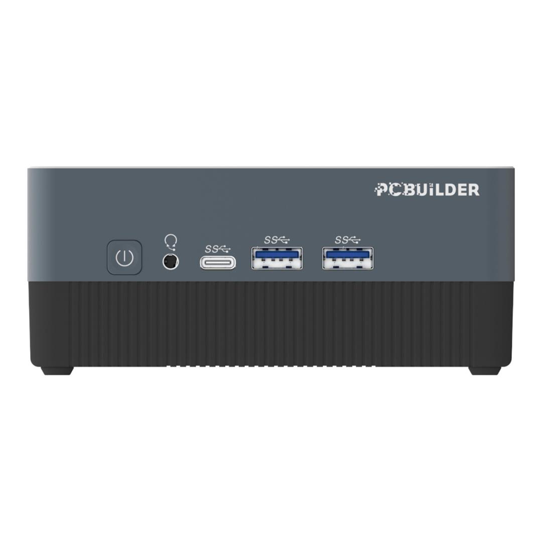 PCBuilder CUBE Mini Desktop PC - Intel Core i5-1235U 512GB SSD 8GB RAM Win 11 Home