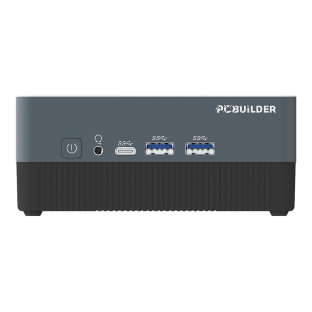 PCBuilder CUBE Mini Desktop PC - Intel Core i5-1235U 512GB SSD 8GB RAM Win 11 Home