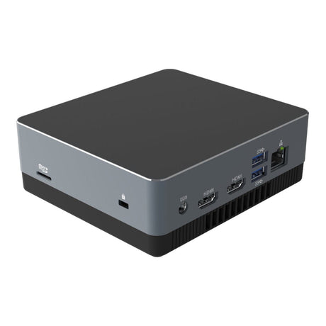 PCBuilder CUBE Mini Desktop PC - Intel N100 512GB SSD 8GB RAM Win 11 Home