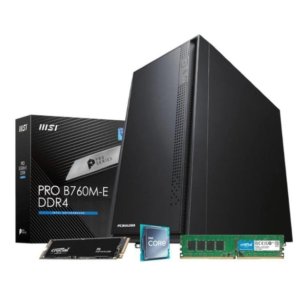 PCBuilder Home Master Desktop PC - Intel Core i7-12700 500GB SSD