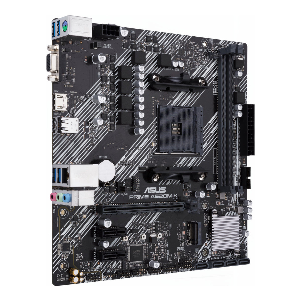 PCBuilder Home Master Desktop PC - AMD Ryzen 5 3400G 480GB SSD 8GB RAM Win 11 Home