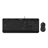 PCBuilder Alpha Silent Wired Keyboard and Mouse Combo PCB-KBC-ALPHA-US-WIRED