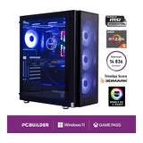 PCBuilder NEXUS Gaming Desktop PC - AMD Ryzen 5 9600X 1TB SSD 32GB RAM RTX 5060Ti Win 11 Home