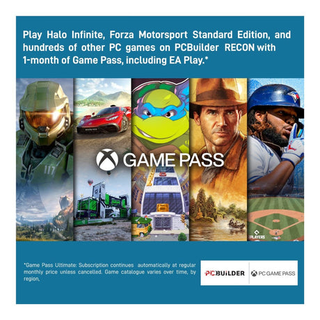 PCBuilder RECON Gaming Desktop PC - AMD Ryzen 5 8400F 1TB SSD 32GB RAM RTX 5060 Win 11 Home