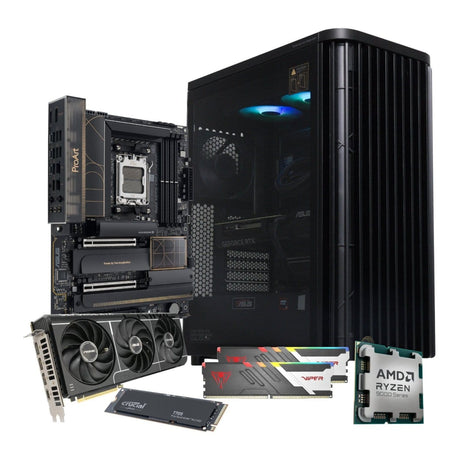 PCBuilder REMBRANDT Creator Workstation PC - AMD Ryzen 9 9950X 2TB SSD 64GB RAM RTX 5080 Win 11 Home