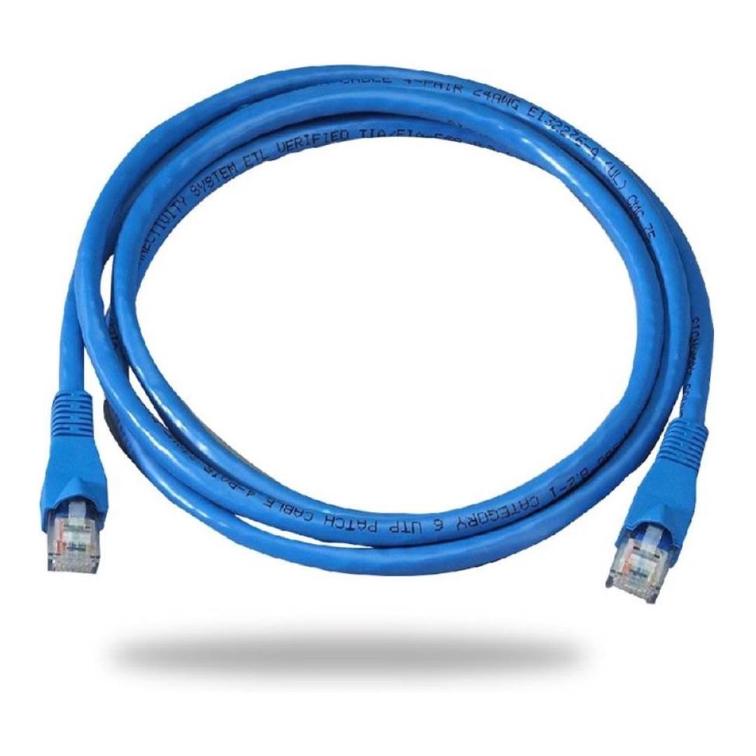 Molex CAT6a UTP Network Cable 1m Blue PCD-07000-0H