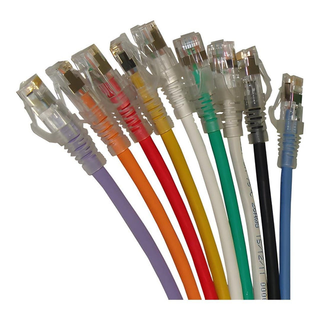 Molex 3m PowerCat 6A Shielded Patch Cord LS0H Yellow PCD-07002-0K