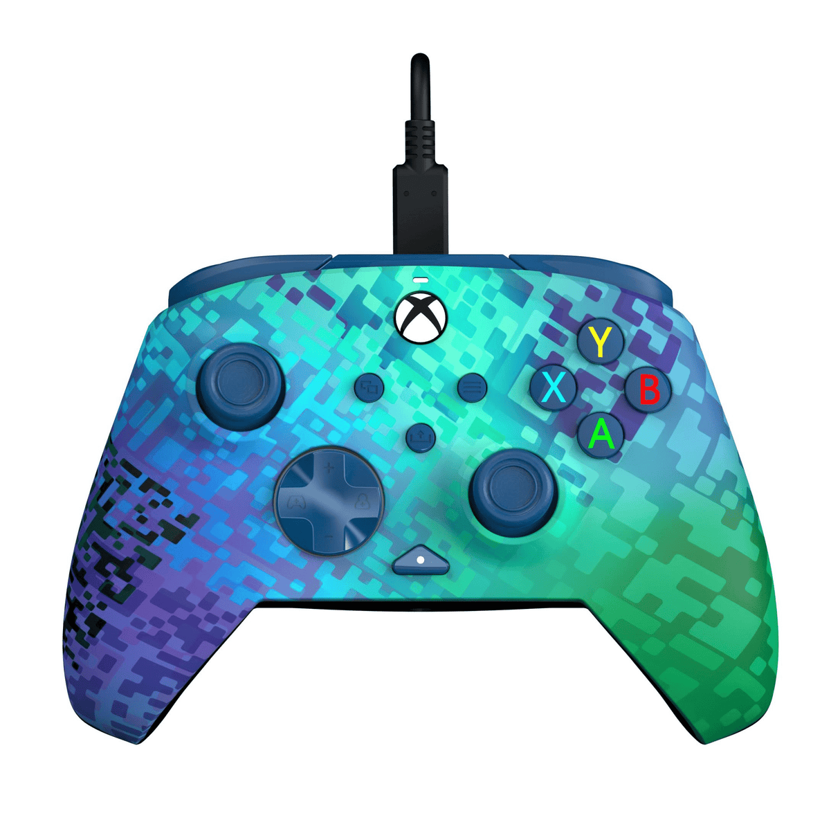 PDP Rematch Xbox Series X Wired Controller Glitch Green PDP-049-023-GG