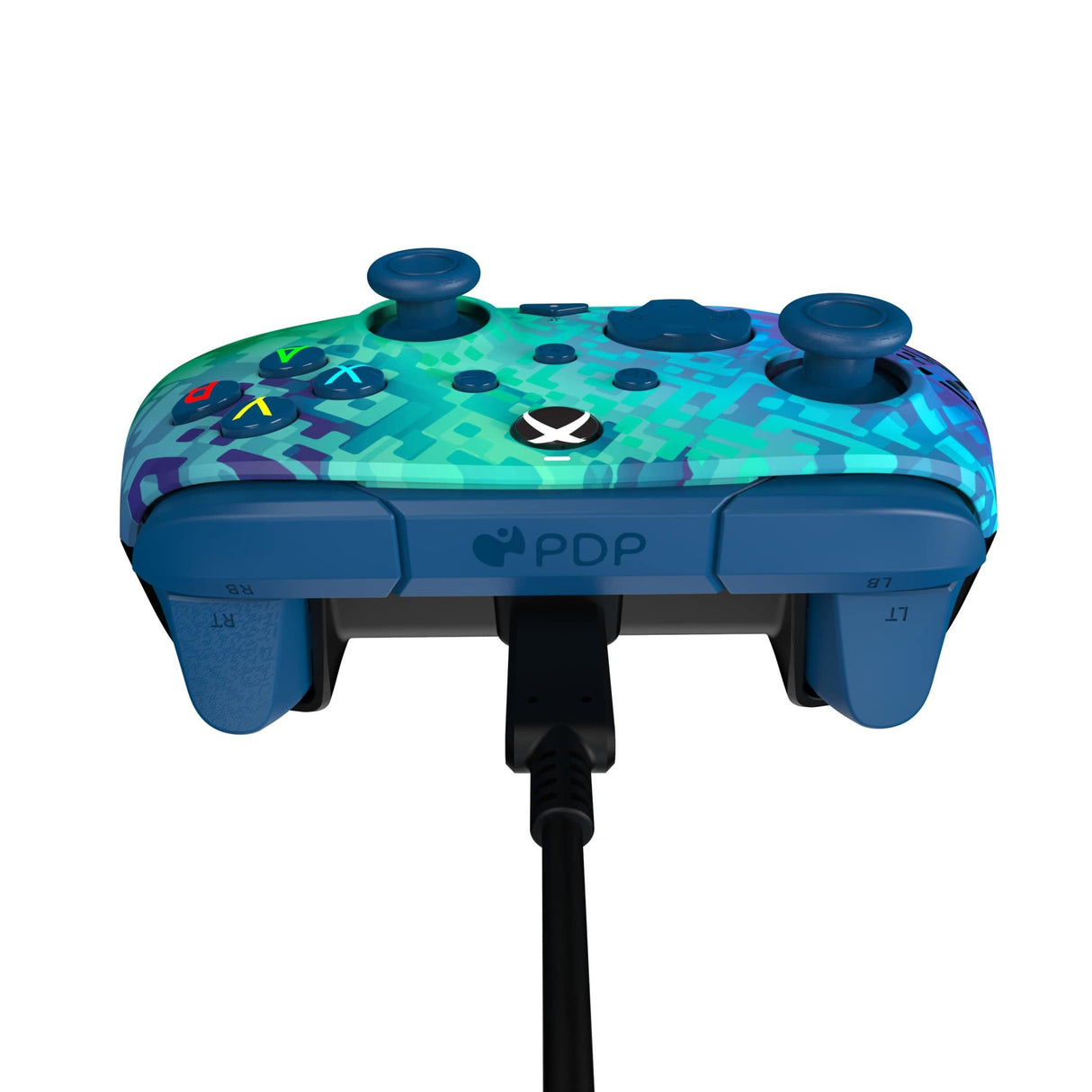 PDP Rematch Xbox Series X Wired Controller Glitch Green PDP-049-023-GG