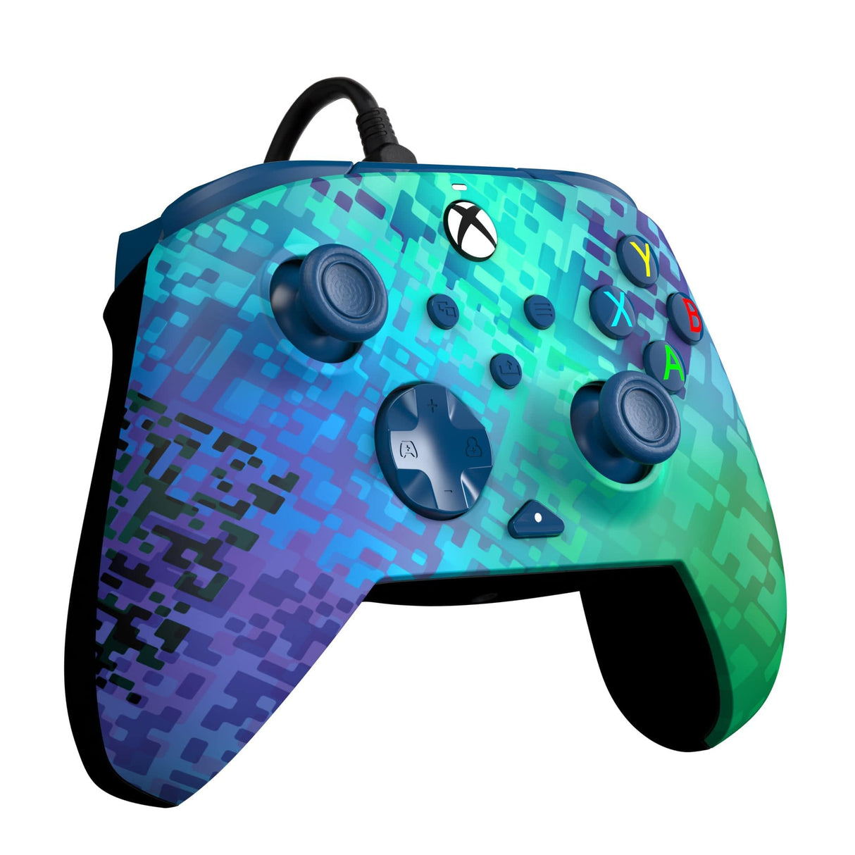 PDP Rematch Xbox Series X Wired Controller Glitch Green PDP-049-023-GG