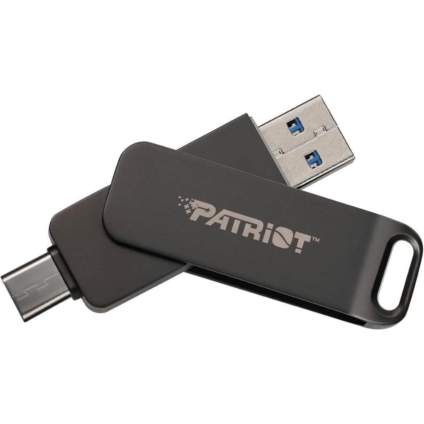 Patriot Memory Rage R550 256GB USB 3.2 Gen 1 TypeA+C Flash Drive PE25