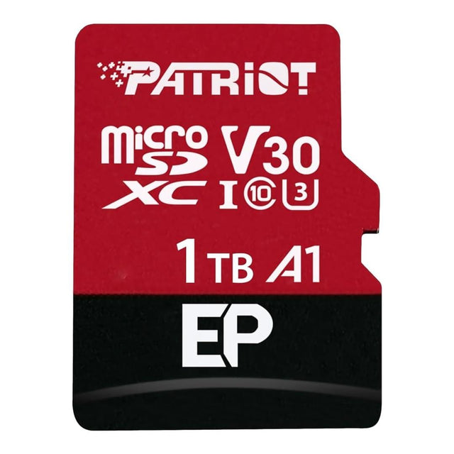 Patriot Memory EP Series 1TB MicroSDXC Class 10 Memory Card PEF1TBEP31MCX