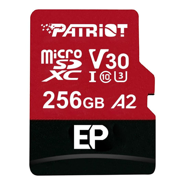 Patriot EP Series 256GB Micro SDXC Memory Card PEF256GEP32MCX