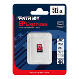 Patriot EP Series Express 512GB MicroSDXC Memory Card PEF512GEPEXMCX