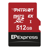 Patriot EP Series Express 512GB MicroSDXC Memory Card PEF512GEPEXMCX
