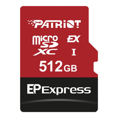 Patriot EP Series Express 512GB MicroSDXC Memory Card PEF512GEPEXMCX